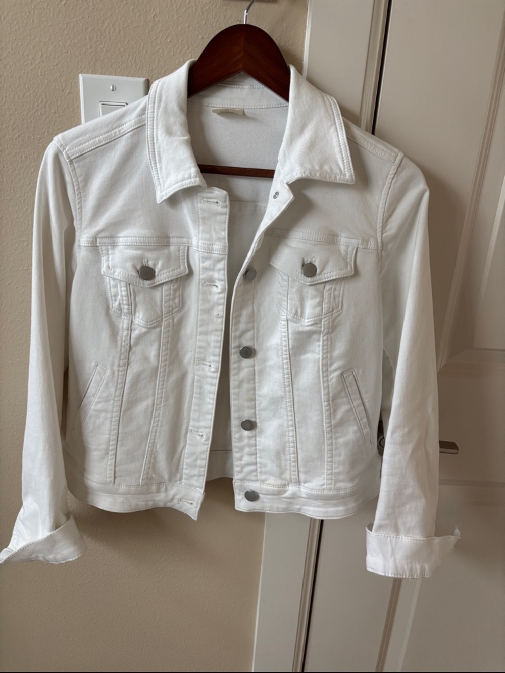 Soma White Denim Jean Jacket